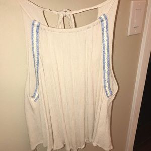 LA HEARTS cream tank top